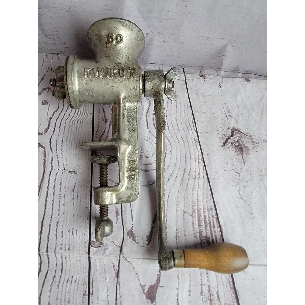 VINTAGE THE GRISWOLD MFG. CO, USA #50 KWIKUT MEAT GRINDER